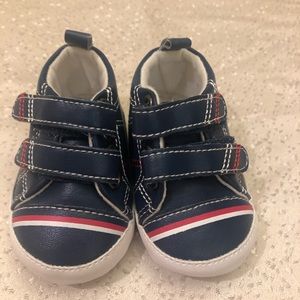 Baby navy blue sneakers size 2